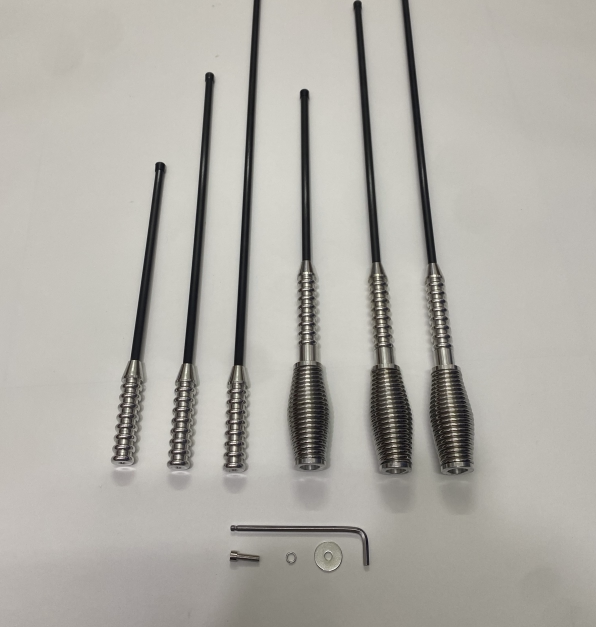 48-80cm bold stainless steel rod modified antenna without bracket car motorcycle decorative antenna flagpole