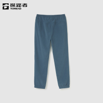 Pathfinder fleece pants for men 22 autumn and winter new outdoor warm small foot cuffed trousers TAMMBK91755