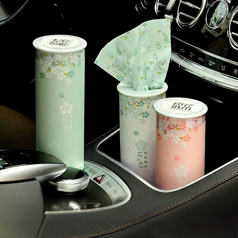 Car Tissue Paper Cylinder, Special Tissue Paper for Cars, In-Car Tissue Box, Cartoon Printed Napkins *6-Pack Car Tissue Paper Cylinder, Special Tissue Paper for Cars, In-Car Tissue Box, Cartoon Printed Napkins *6-Pack