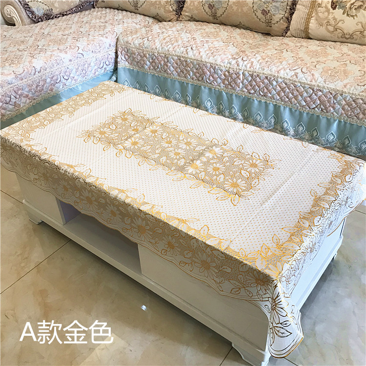 Bàn cà phê châu Âu khăn trải bàn tây bàn vải không thấm nước và không dầu dùng một lần Bắc Âu hộ gia đình PVC hình chữ nhật bàn cà phê vải bàn - Khăn trải bàn khăn trải bàn vuông đẹp