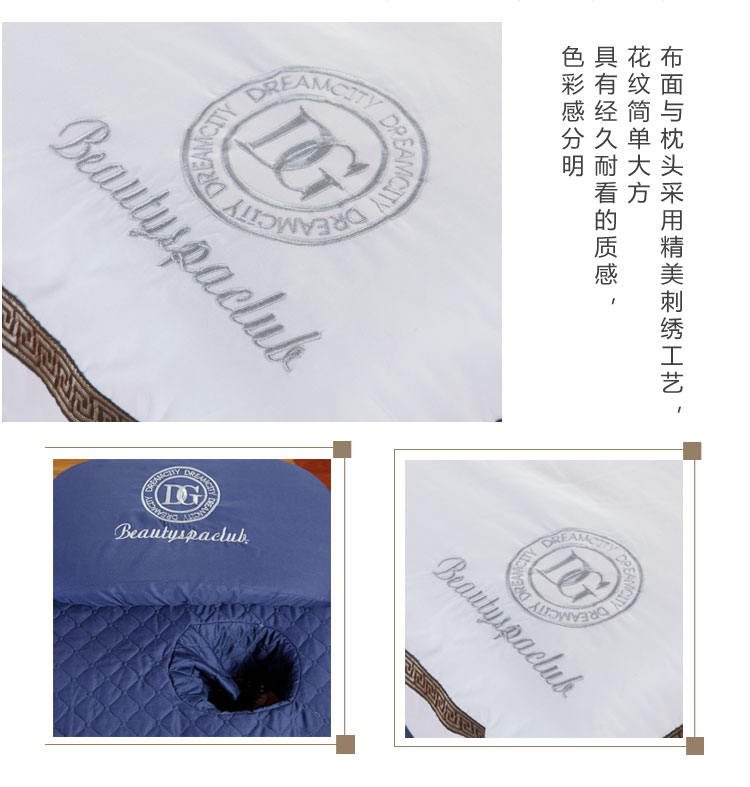 Đơn giản cao cấp khăn trải giường cotton gia đình bốn chung quản lý làm đẹp da thẩm mỹ viện dầu gội đầu massage bedspread châu Âu - Trang bị tấm ga trải giường nối mi
