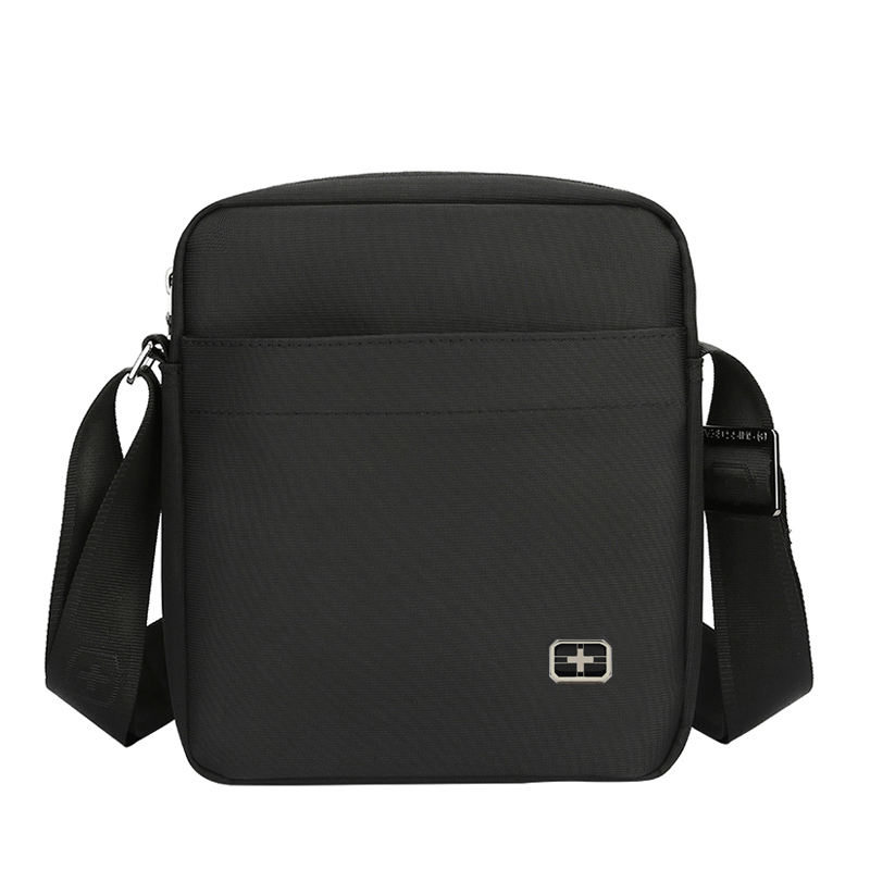 Swiss Army Knife Shoulder Bag Men's Casual Canvas Mini Phone Bag Portable Crossbody Trendy Versatile Bag