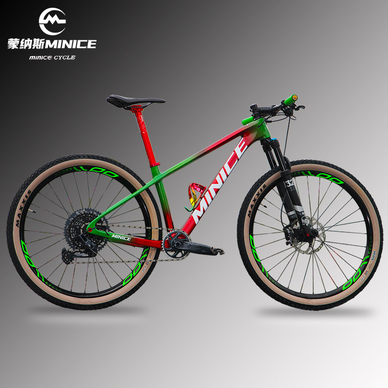 Monasminice Carbon Fiber Mountaineering Car Ultralight 12 Speed Oil Painstaking GX12 Speed FOX Front Fork Bike