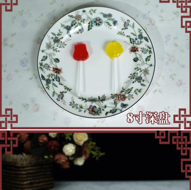 Hộ gia đình Phnom Penh Bone Trung Quốc Bộ đồ ăn DIY Cấu hình Mì ăn liền Bát cơm Bát đĩa Cá Pan Soup Pot Soup Soup Khuyến mãi - Đồ ăn tối bộ chén dĩa cao cấp