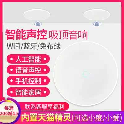 Wireless Bluetooth ceiling speaker home surround ceiling audio set embedded power amplifier smart home