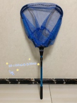 Luya copy net Portable triangle copy net One-piece raft fishing Fly fishing Mini short section copy net Short handle folding is convenient