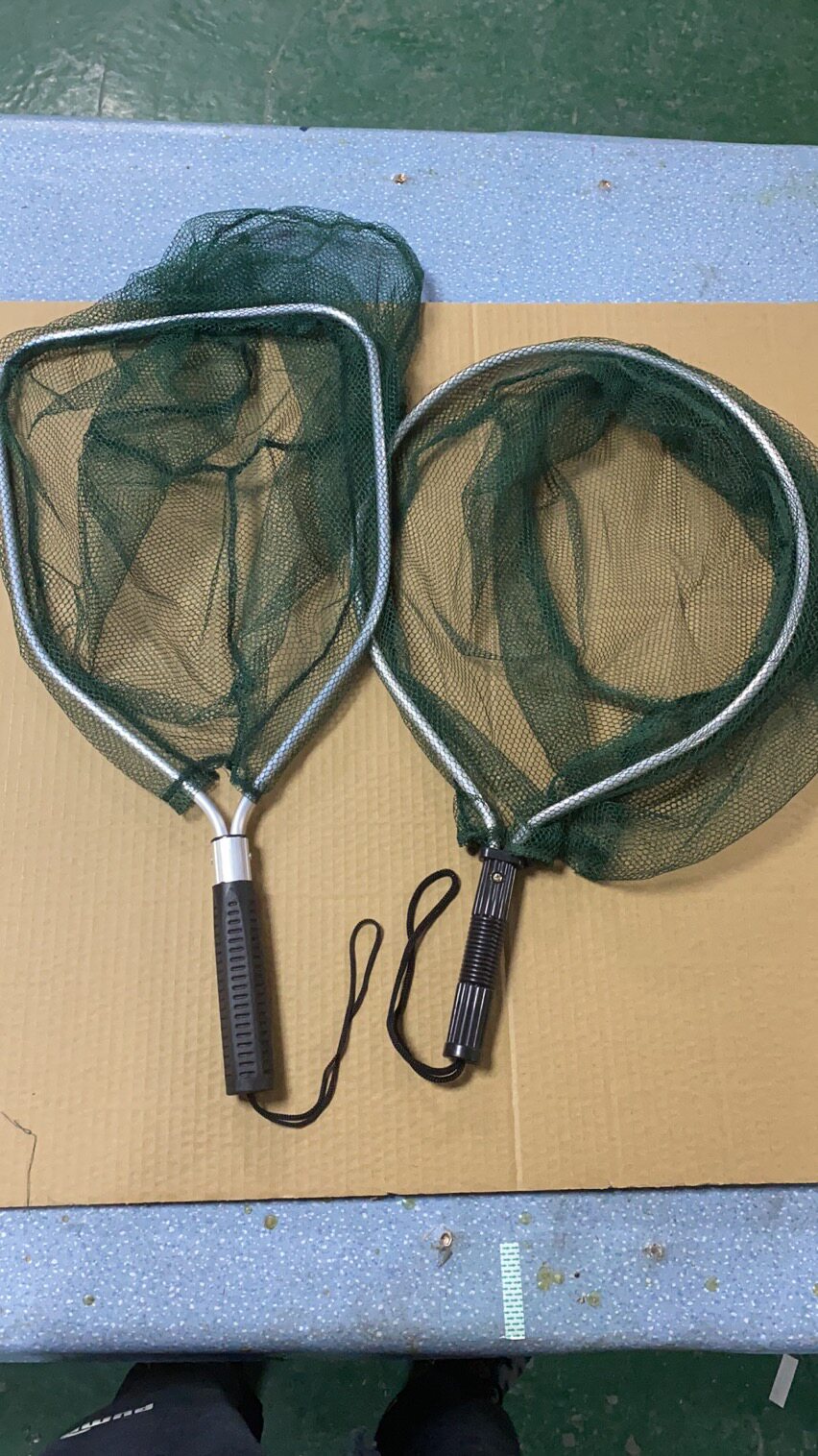 New products portable road Yavannet anti-hanging fly fishing hand fishing nets fly fly fishing short section fishing boat fishing short handle fishing nets