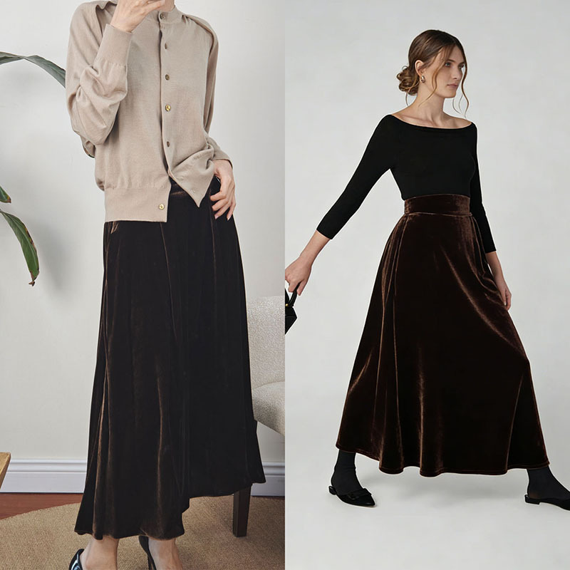 British-Supplied Fabric, High-End, Elegant, Versatile Jc Skirt-1 British-Supplied Fabric, High-End, Elegant, Versatile Jc Skirt-1