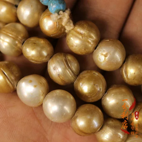 Антиквариат коллекция дворец королевский коробка старая жемчужная буддийская жемчужная жемчуга Наруто Спиральная Жемчужина купить ожерелье на ожерело