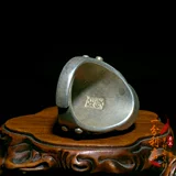 Кольцо, инкрустация камня, серебряный браслет, ювелирное украшение, с драгоценным камнем, подарок на день рождения