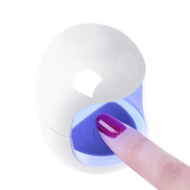  Nail light therapy lamp Nail polish glue quick-drying machine Household mini USB interface single finger baking lamp supplies special offer