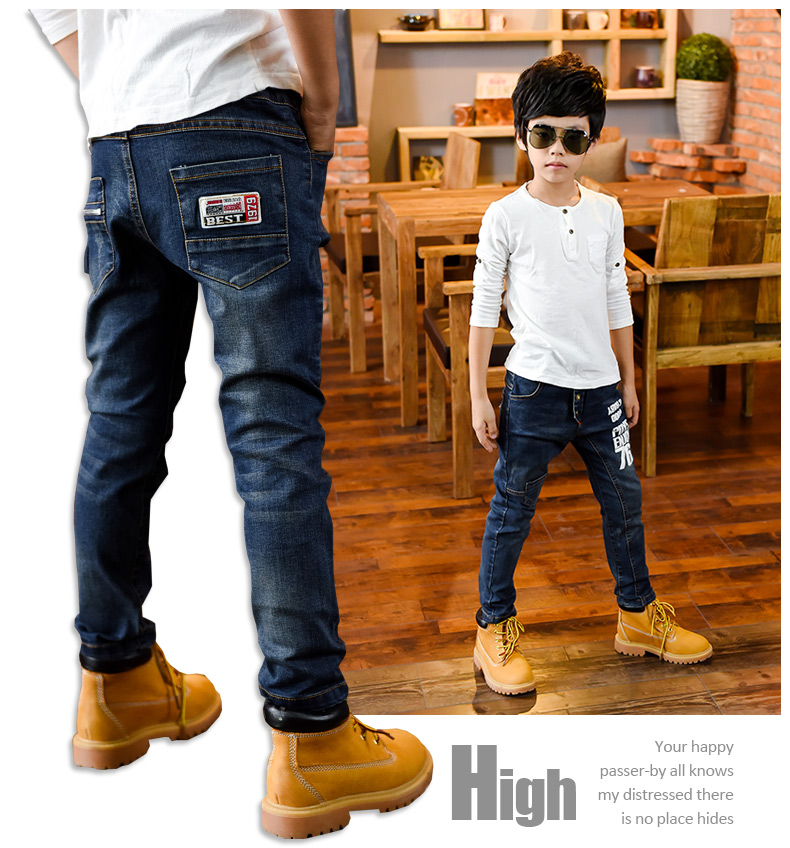 Pantalon garcon jeans en toile - Ref 2055552 Image 14