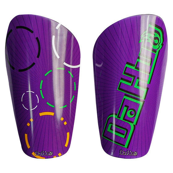 Fire football shin pads for children and adults, same style