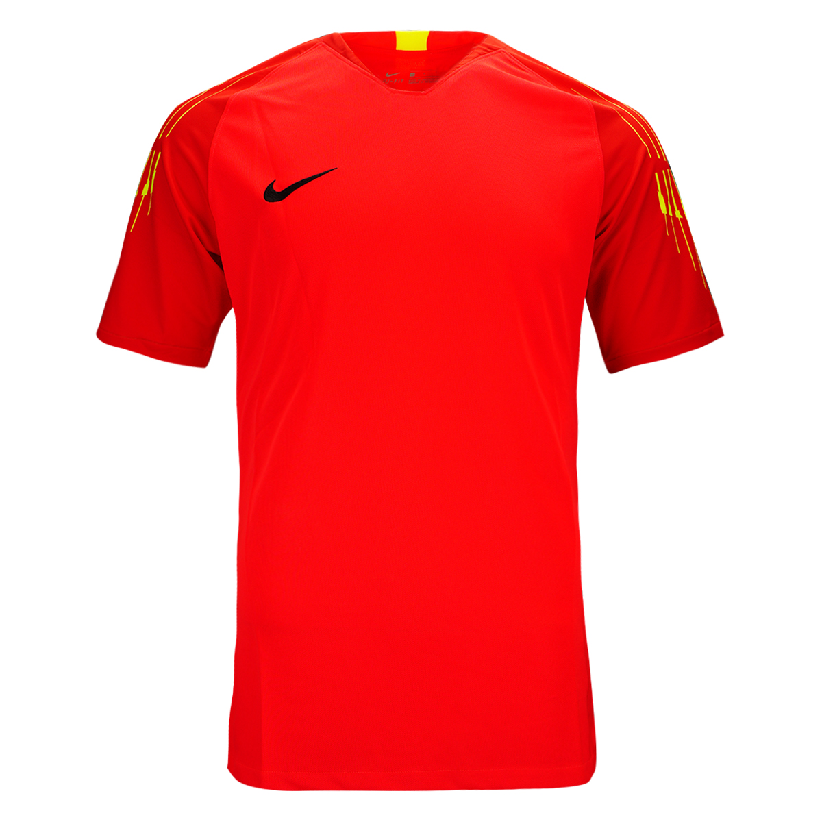 Fire football Nike goalkeeper to serve NIKE Short sleeves Super home blouse Red World Cup Champions League Five League-Taobao