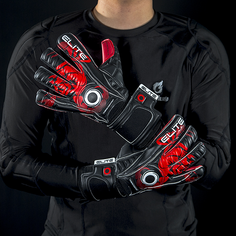 Fire shopkeeper recommends football halo goalkeeper elite sp human grass belt finger gloves children adult goalkeeper