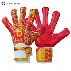 Big-Name Football Goalkeeper Elitesport China Dragon Man Grass Fingerless Professional Goalkeeper Gloves