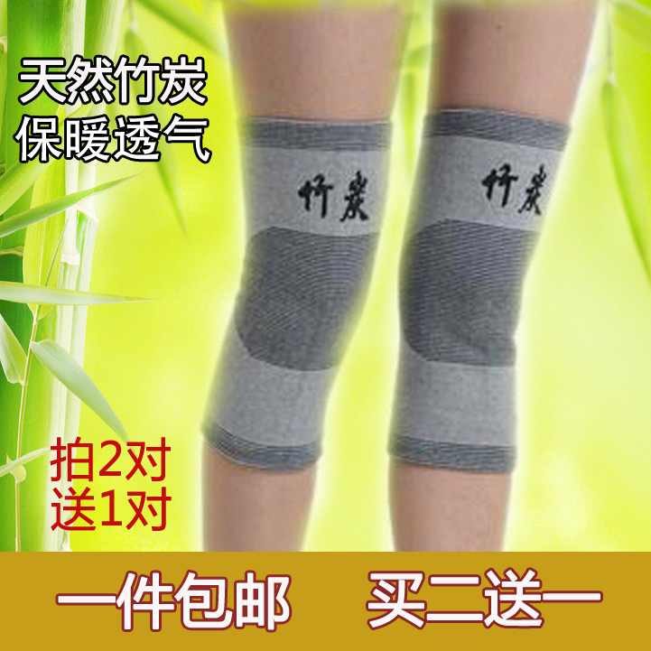 Warm and breathable bamboo charcoal kneecap 4-year air conditioning sports riding knee guard autumn winter male and female anti-cold leg joint-Taobao