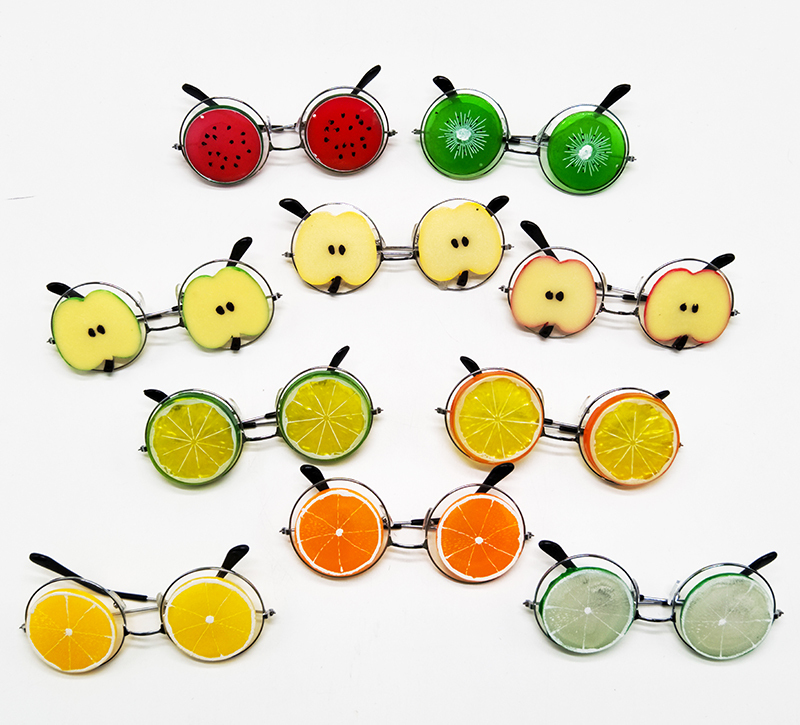 Creative Wedding Photography Props, Fashionable DIY Funny Sunglasses, Sunglasses for Men and Women, Photo Shoot, Lemon Slices, Personalized Photo Studio