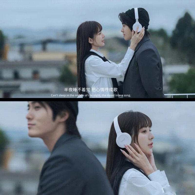 Wedding Dress Photography Photography Props Headphones Exterior View Brigade Pat Photo Candy Color Headphones Creative Children Write Real Props