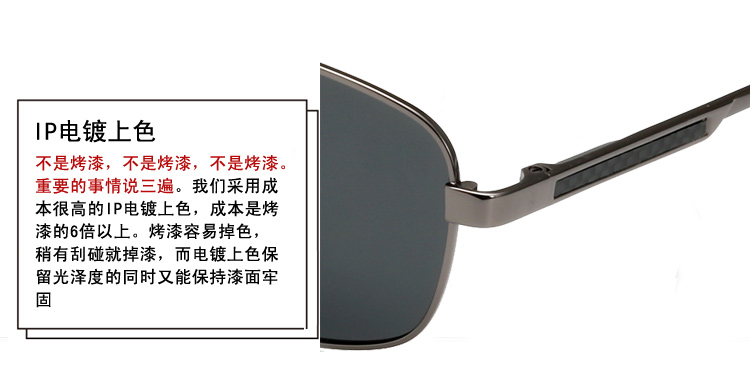 Wei Di wolf kính mát nam trung niên lái xe sunglasses phân cực kính mát nam lái xe gương kính mát thoải mái trung niên