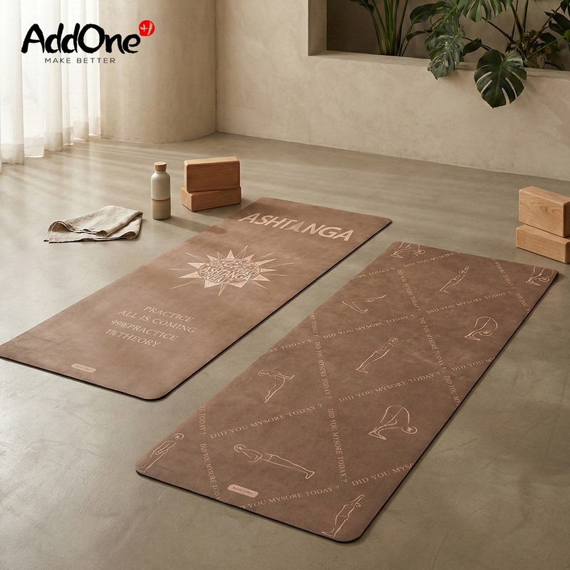 Addone+1 Ashtanga Exclusive Original Design Yoga Non-Slip Sweat-Absorbent Yoga Mat Portable Ultra-Thin Version
