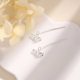 2025 여성 숲을위한 새로운 Ginkgo Leaf Earrings 스터드 스위트 스위트 스프린 트거젤 이어링 체인 기질 다목적이고 간단한 귀 장식