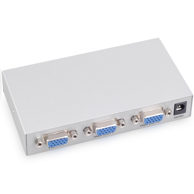 vga 10% 2 Dispenser Split Screen Instrumental Film Frequency Division Conversion One Computer Dual Display Screen Divider host monitor Two displays Multi-screen 2 ports one tug 2 vag