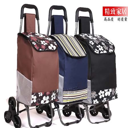 Buy Vegetable Cart Small Pull Car Portable Pull-Cart Fold Small Cart Home Supermarket Shopping Old Man Pull-Lever Car Cart