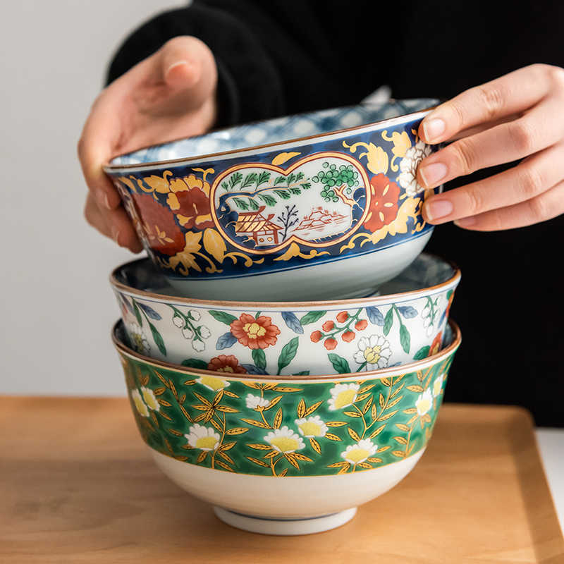 中国 色絵お碗2点 新渡 送料込み251022 japanese painted bowl Latest Best