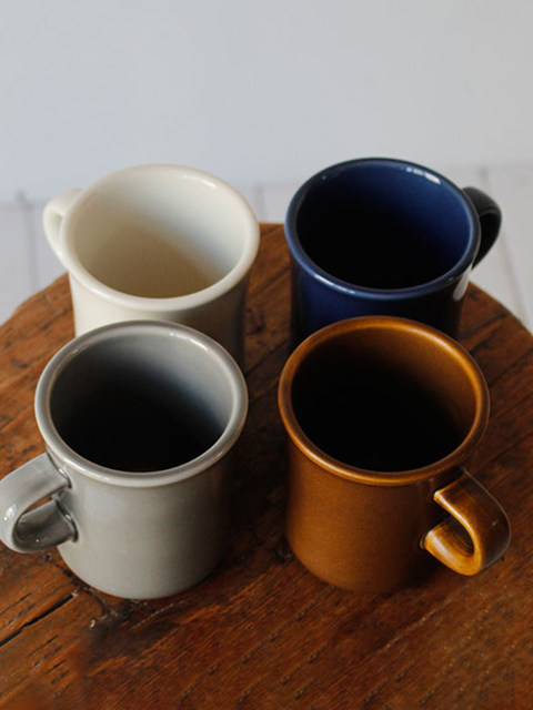 Japanese KINTO classic Japanese simple solid color ceramic mug coffee cup water cup juice drink cup tea cup