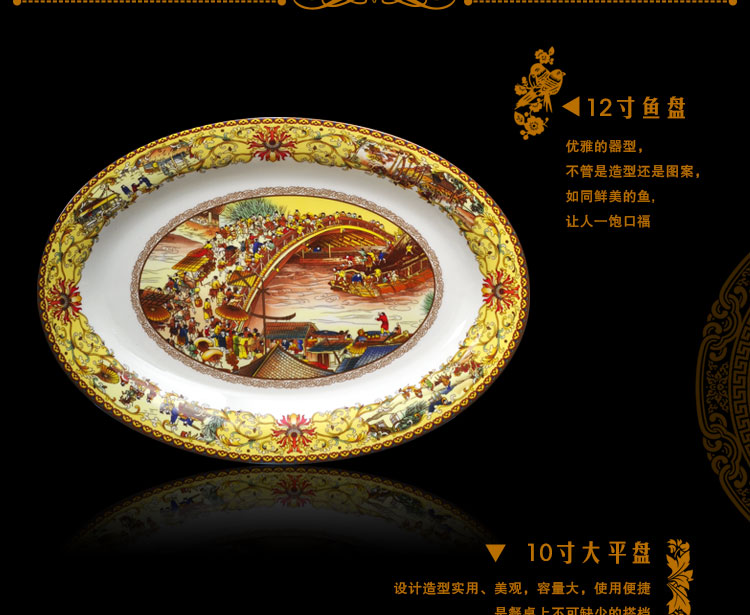 Jingdezhen xương Trung Quốc bát đơn bát đĩa dao kéo thiết lập món ăn gia đình món ăn lò vi sóng DIY cho súp bát muỗng dĩa nhỏ
