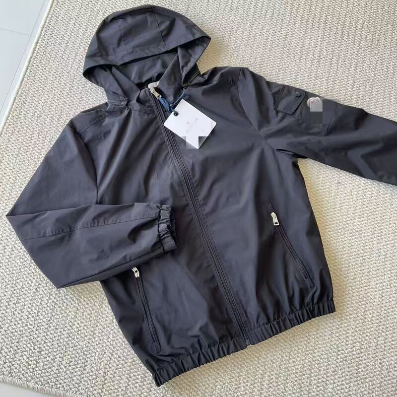 Authentic Mon Men's Drawstring Hooded Jacket Sporty Casual Windbreaker Unisex