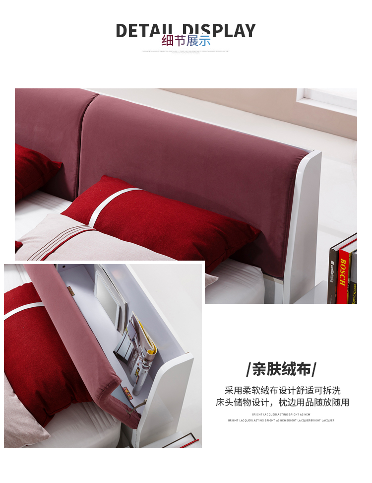 Bộ bàn ghế phòng ngủ kết hợp 1,5 m 1,8 m giường đôi cửa lùa tủ quần áo mẫu giường gỗ đẹp