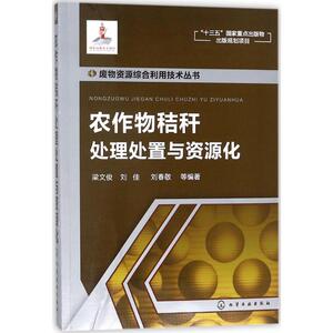 农作物秸秆处理处置与资源化 梁文俊 等 编著 正版书籍 新华书店旗舰店文轩官网 化学工业出版社