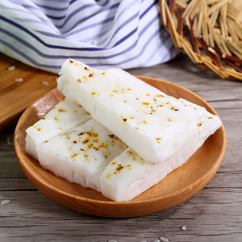 Sweet-scented osmanthus 350g * 2 boxes Breakfast Ningbo special sugar-made pastry rice cakes rice cakes rice cake water tower pastry