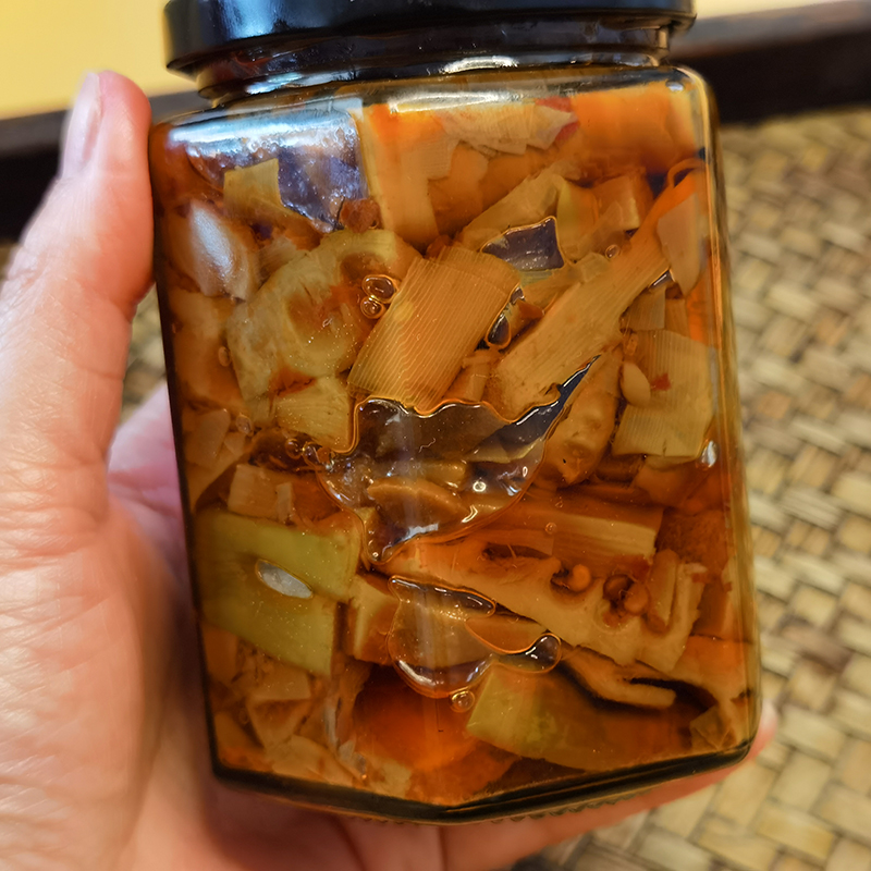 Fenghua Slaid-up Ningbo Special Production Farmers cooking bottled canned canned sauce sauce bamboo bamboo shoots and spicy food