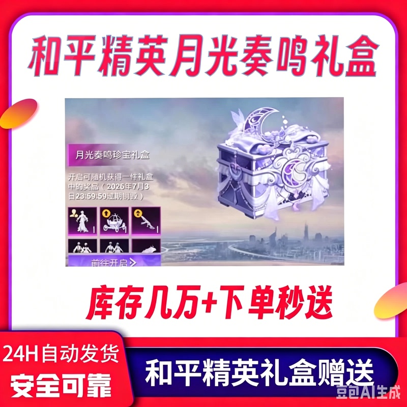 Peace Elite Commander Key Assault Reconnaissance Special Forces Hidden Edition Moonlight Sonata Treasure Gift Box Gift Peace Elite Commander Key Assault Reconnaissance Special Forces Hidden Edition Moonlight Sonata Treasure Gift Box Gift