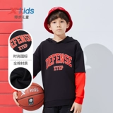 Xtep, летняя одежда, осенняя детская толстовка с капюшоном, спортивный весенний комплект, подходит для подростков, в американском стиле