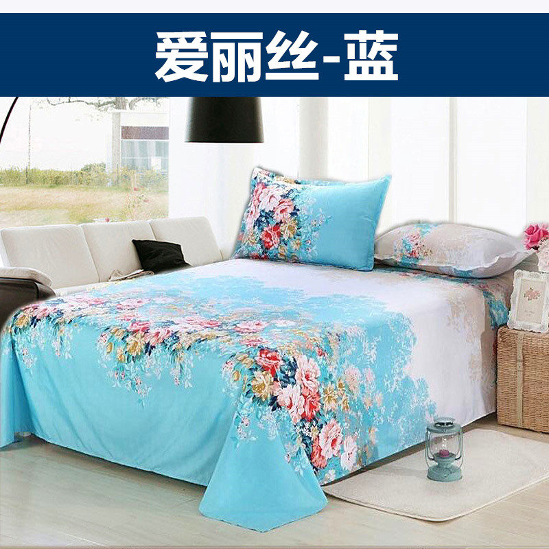 Sheets đơn ký túc xá sinh viên ba mảnh 1.2 m giường đôi tấm 1.5 1.8 mét bốn mảnh mùa hè duy nhất