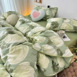 Свежие брендовые двухэтажные духи, пододеяльник, простыня, комплект, 4 предмета