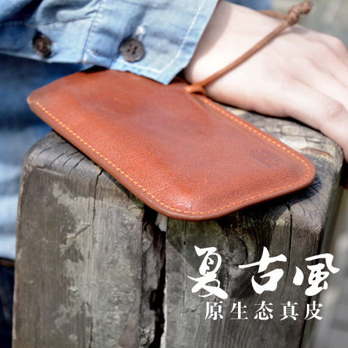 Apple iPhone 17 Pro Genuine Leather Phone Case 17 Pro Max Retro Phone Protective Bag Apple 16/15/14 Direct Insertion Pouch iPhone 17E/Air Universal Anti-Drop Case