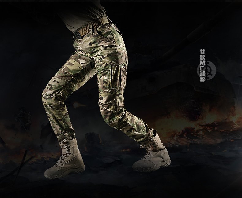 Cqb quân đội fan may mặc MC tất cả các địa hình ngụy trang quần nhiều túi quần cp ngoài trời chiến thuật quần nam - Những người đam mê quân sự hàng may mặc / sản phẩm quạt quân đội bộ rằn ri