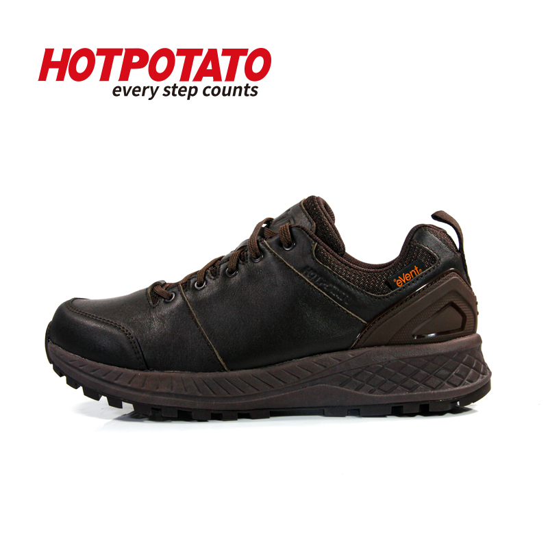 Outdoor agent hiking shoes men's waterproof non-slip wear-resistant real top layer cowhide low-top business travel sports hiking shoes