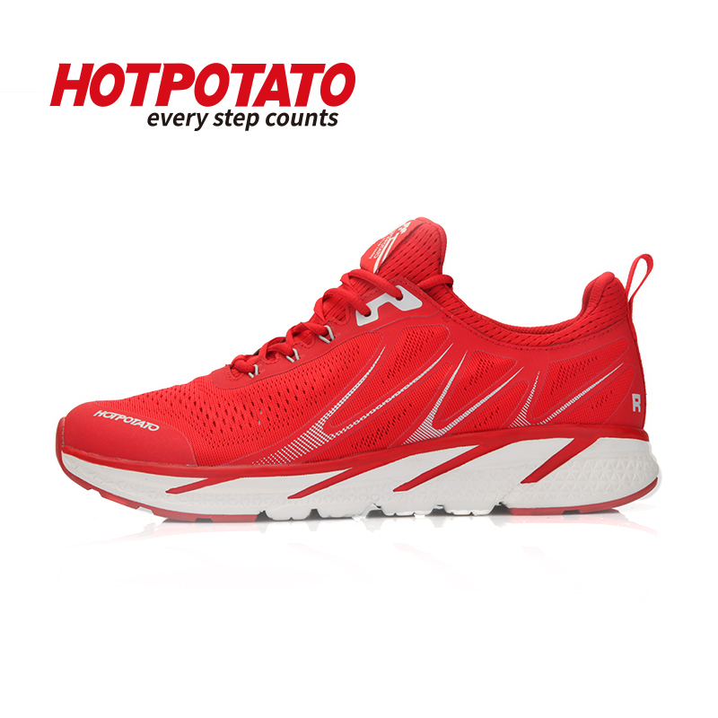 HOTPOTATO outdoor agent spring and summer road running shoes cover mouth light breathable shock absorption city running shoes R8