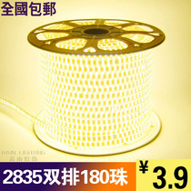 High bright LED light strip 2835 light strip double row light strip 156 beads 180 beads LED SMD light strip warm white