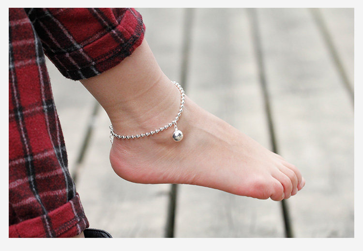 Bracelet de cheville Femme      en Argenterie - Ref 3103604 Image 24