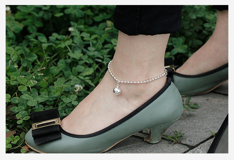 Bracelet de cheville Femme      en Argenterie - Ref 3103604 Image 21