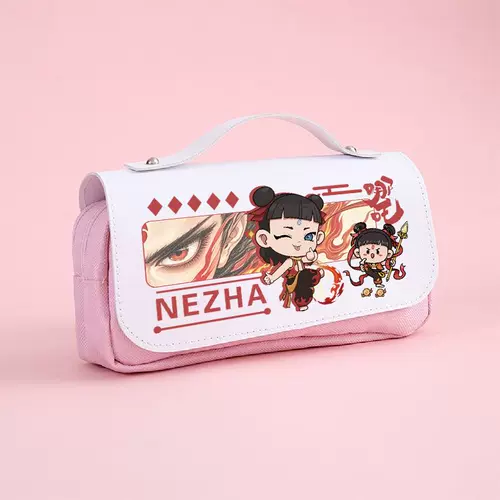 Мультяшный пенал, вместительные и большые милые канцтовары для школьников, детская система хранения