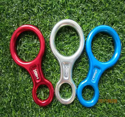 Outdoor decelerator 8-word ring descender