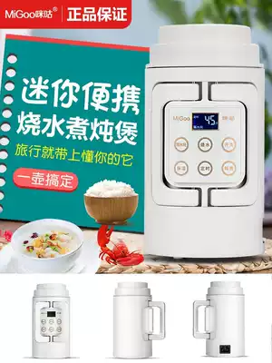 Travel electric kettle Household large-capacity boiling water Car cooking kettle insulation integrated portable health cup electric stew